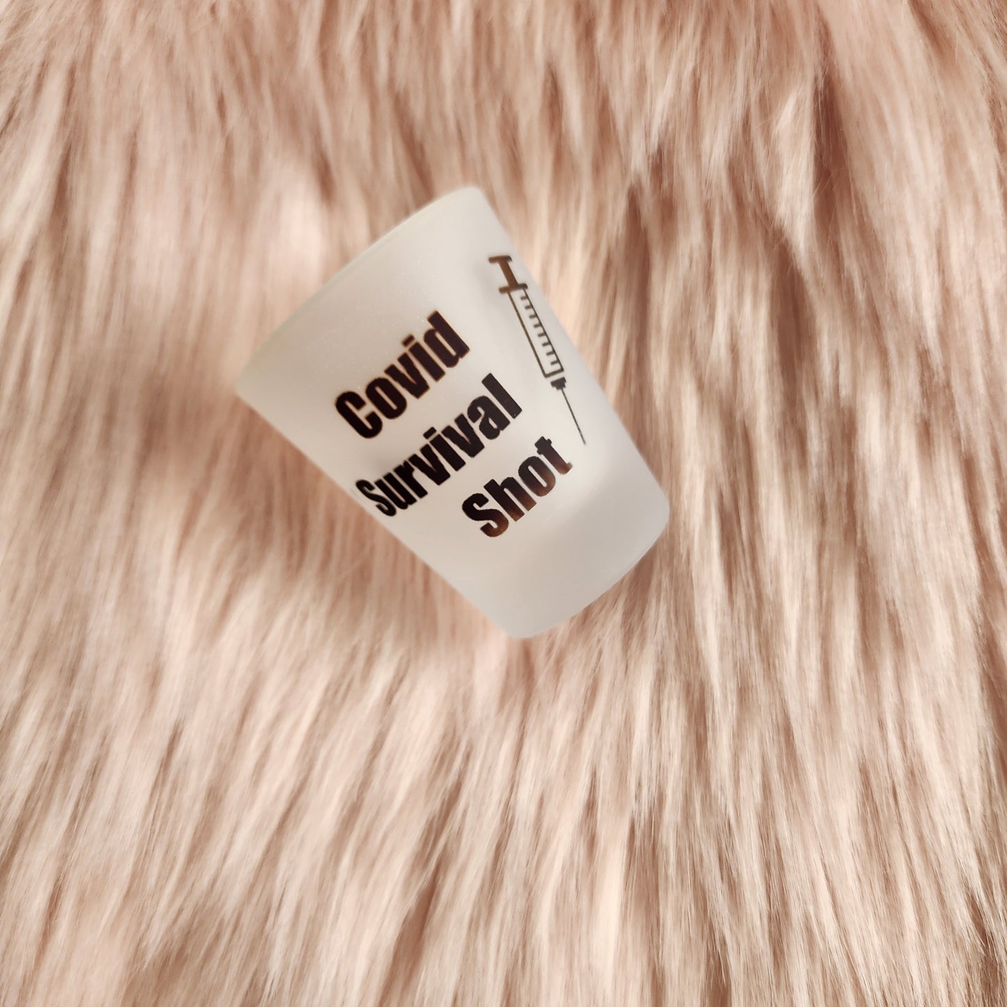 Covid Survival shot glass